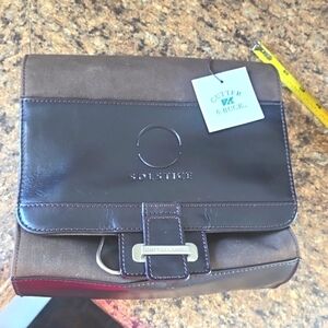Cutter & Buck Mens Toiletry BAG Neutral Minimalist Preppy Travel NEW!